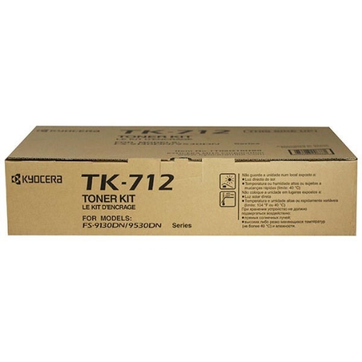 Picture of Kyocera Mita 1T02G10US0 (TK-712) OEM Black Toner Cartridge