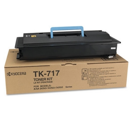 Picture of Kyocera Mita 1T02GR0US0 (TK-717) OEM Black Toner Cartridge