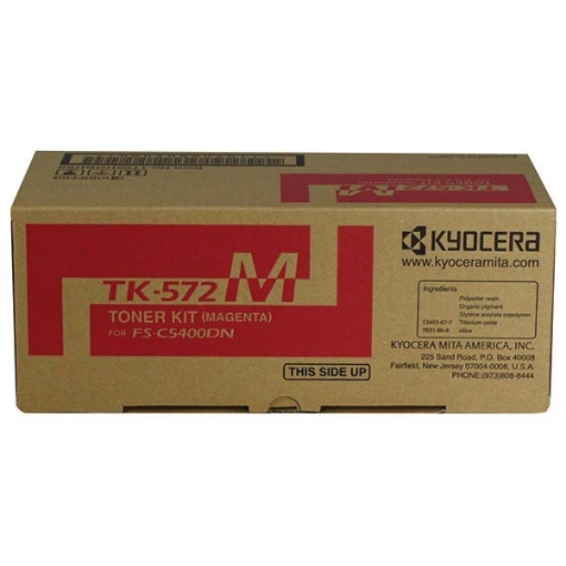 Picture of Kyocera Mita 1T02HGBUS0 (TK-572M) Magenta Toner Cartridge (10000 Yield)