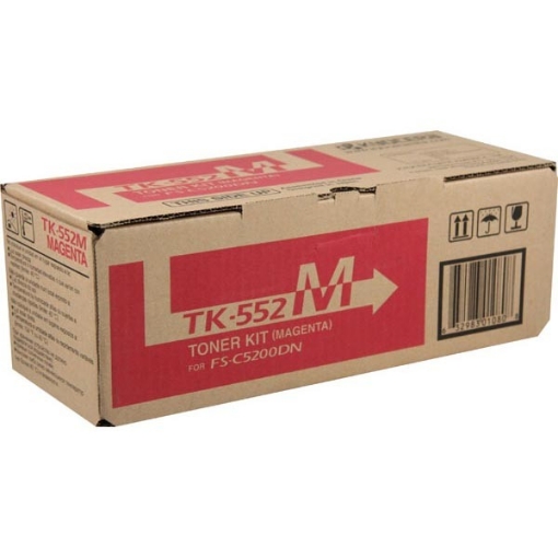 Picture of Kyocera Mita 1T02HMBUS0 (TK-552M) OEM Magenta Toner Cartridge