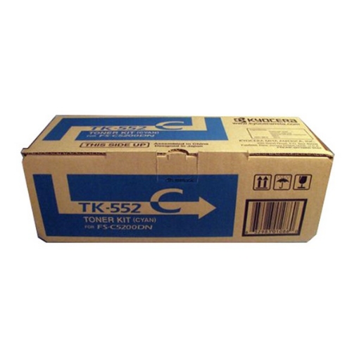 Picture of Kyocera Mita 1T02HMCUS0 (TK-552C) OEM Cyan Toner Cartridge