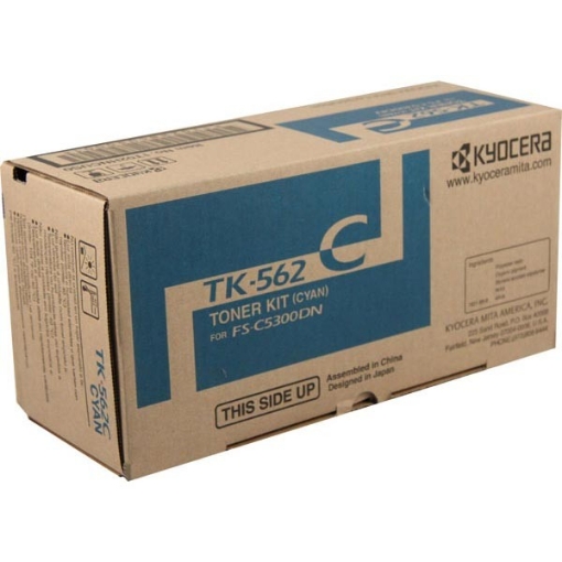 Picture of Kyocera Mita 1T02HNCUS0 (TK-562C) OEM Cyan Toner Cartridge