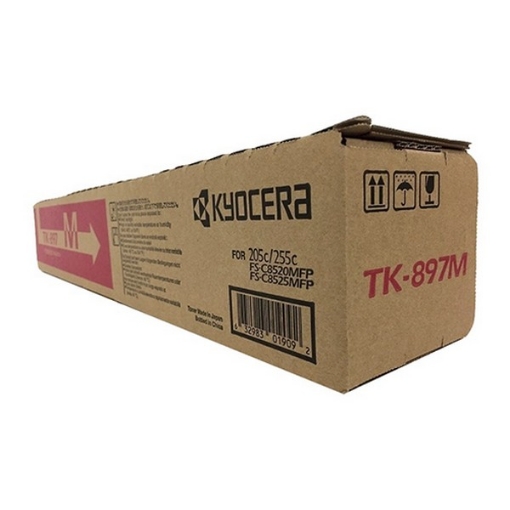 Picture of Kyocera Mita 1T02K0BUS0 (TK-897M) OEM Magenta Toner Cartridge