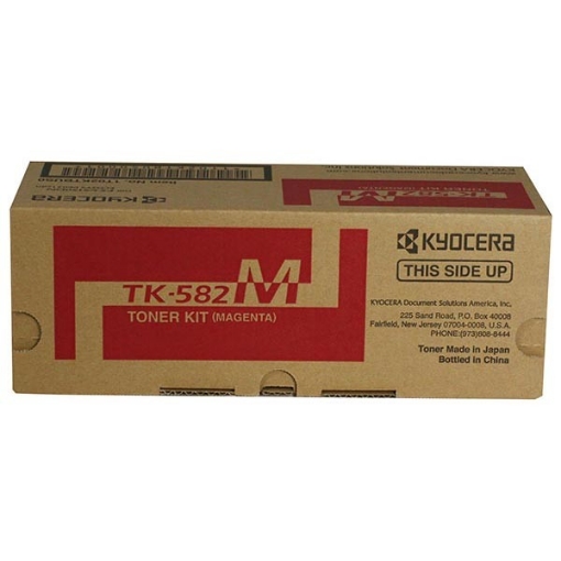 Picture of Kyocera Mita 1T02KTBUS0 (TK-582M) OEM Magenta Toner Cartridge