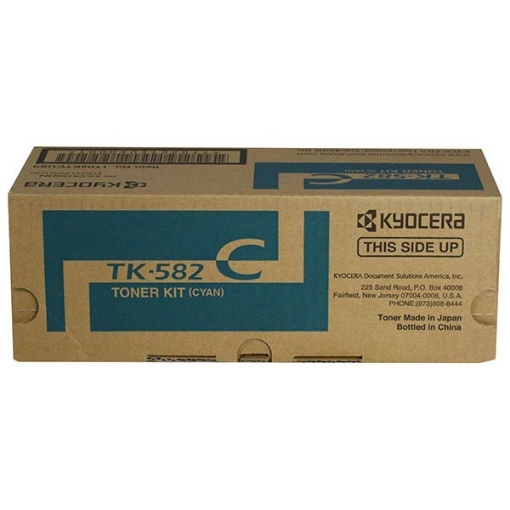 Picture of Kyocera Mita 1T02KTCUS0 (TK-582C) OEM Cyan Toner Cartridge