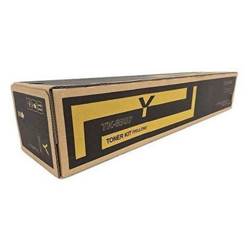 Picture of Kyocera Mita 1T02LCAUS0 (TK8507Y) OEM Yellow Toner Cartridge