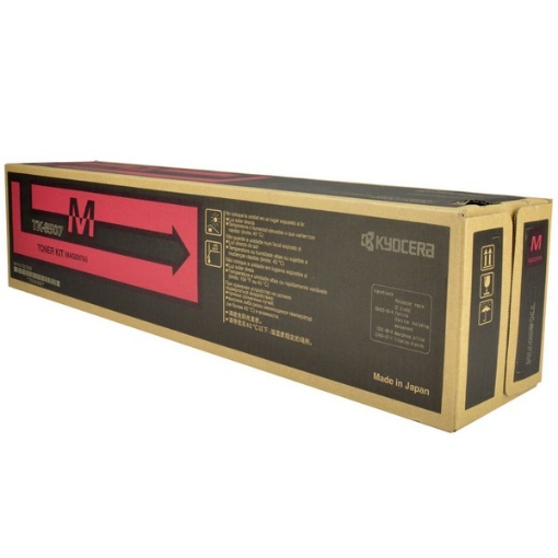 Picture of Kyocera Mita 1T02LCBUS0 (TK8507M) OEM Magenta Toner Cartridge