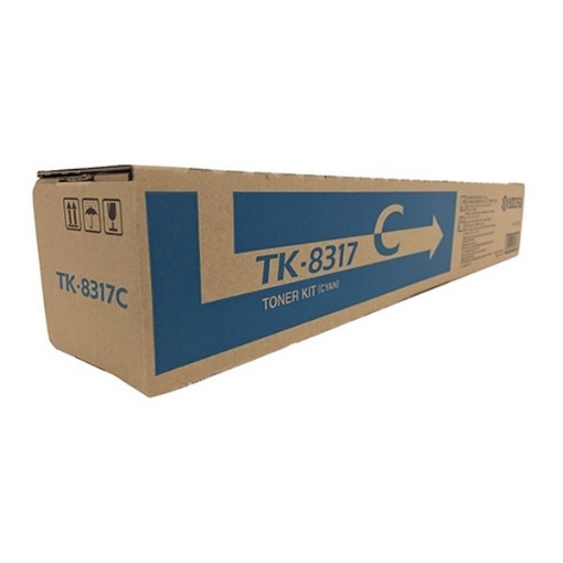 Picture of Kyocera Mita 1T02MVCUS0 (TK-8317C) OEM Cyan Toner Cartridge