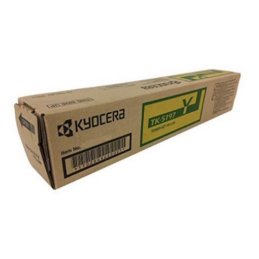 Picture of Kyocera Mita 1T02R4AUS0 (TK-5197Y) OEM Yellow Toner Cartridge