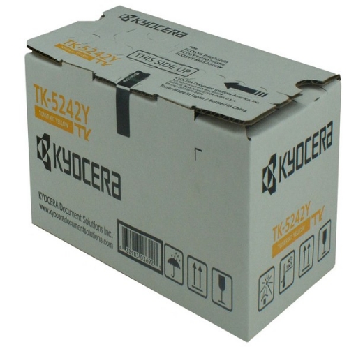 Picture of Copystar 1T02R7AUS0 (TK-5242Y) OEM Yellow Toner Cartridge