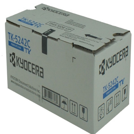 Picture of Copystar 1T02R7CUS0 (TK-5242C) OEM Cyan Toner Cartridge