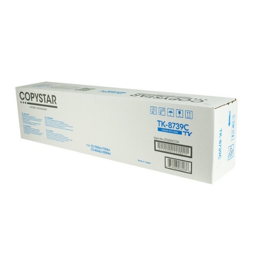 Picture of Copystar 1T02XNCCS0 (TK-8739C) OEM Cyan Toner Cartridge