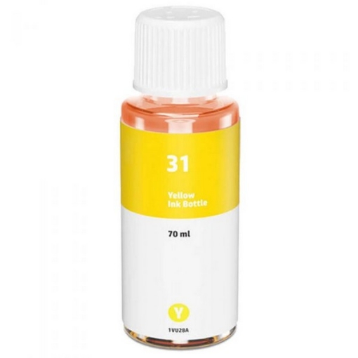 Picture of Premium 1VU28AN (HP 31) Compatible HP Yellow Ink Bottle