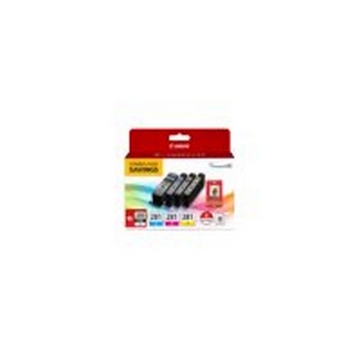 Show details for Canon 2021C006 (PGI280XL, CLI281) Ink Cartridges + paper (Combo Pack) Picture of Canon 2021C006 (PGI280XL, CLI281) Ink Cartridges + paper (Combo Pack)