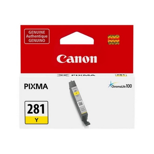 Picture of Canon 2090C001 (CLI-281Y) Yellow Inkjet Cartridge (5.6 ML)