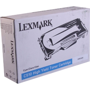 Show details for Lexmark 20K1441 OEM High Yield Cyan Toner Printer Cartridge Picture of Lexmark 20K1441 OEM High Yield Cyan Toner Printer Cartridge