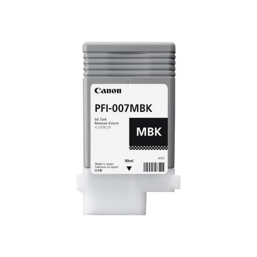 Picture of Canon 2142C001 (PFI-007MBK) OEM Matte Black Inkjet Cartridge