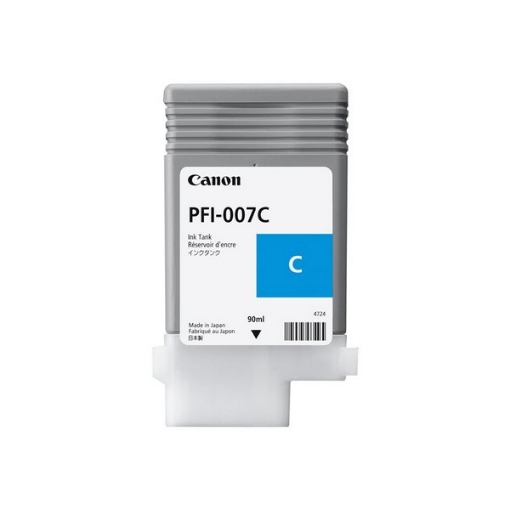 Picture of Canon 2144C001 (PFI-007C) OEM Cyan Inkjet Cartridge