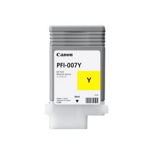 Picture of Canon 2146C001 (PFI-007Y) OEM Yellow Inkjet Cartridge