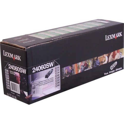 Picture of Lexmark 24060SW OEM Black Toner