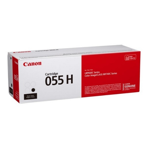 Picture of Canon 3020C001AA (Canon 055HK, CRG-055HK) High Yield Black Toner Cartridge (7600 Yield)