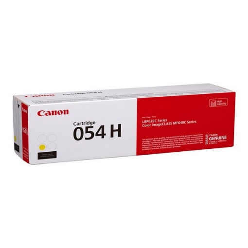 Picture of Canon 3025C001 (Canon 054HY, CRG-054HY) High Yield Yellow Toner Cartridge (2300 Yield)