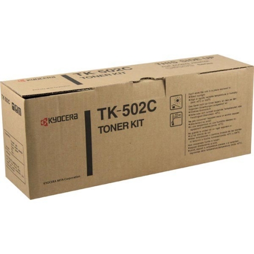 Picture of Kyocera Mita 370PD5KM (TK-502C) Cyan Toner (8000 Yield)