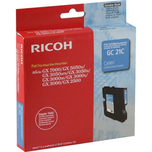 Picture of Ricoh 405-533 Cyan Laser Toner Cartridge (1000 Yield)