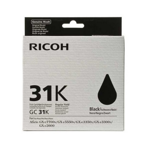 Picture of Ricoh 405688 OEM Black Inkjet Cartridge