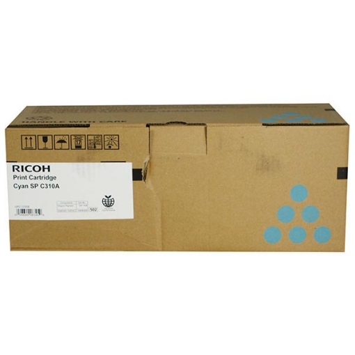 Picture of Ricoh 406345 (Type SPC310A) OEM Cyan Toner Cartridge