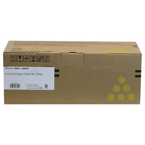 Picture of Ricoh 407542 (Type C250HA) OEM Yellow Toner Cartridge