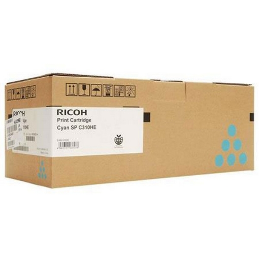 Picture of Ricoh 407896 (Type SPC340A) Cyan Toner Cartridge (5000 Yield)