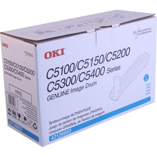 Picture of Okidata 42126603 (Type C6) OEM Cyan Drum