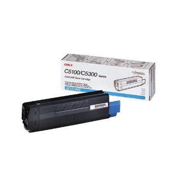 Show details for Okidata 42127403 Cyan Toner Cartridge (5000 Yield) Picture of Okidata 42127403 Cyan Toner Cartridge (5000 Yield)