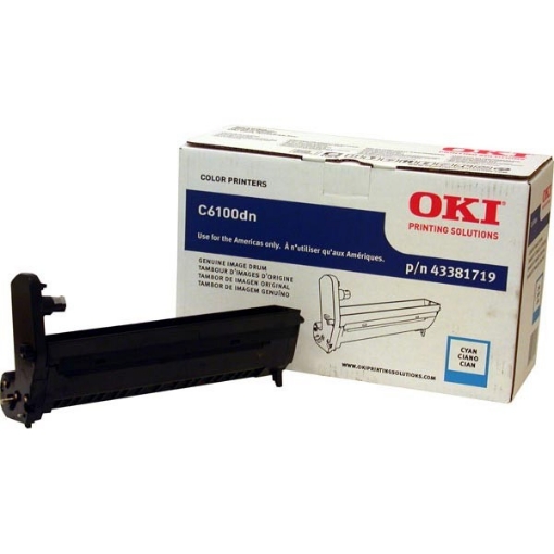 Picture of Okidata 43381719 OEM Cyan Drum Cartridge