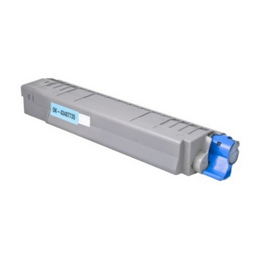 Picture of Premium 43487735 Compatible Okidata Cyan Toner Cartridge