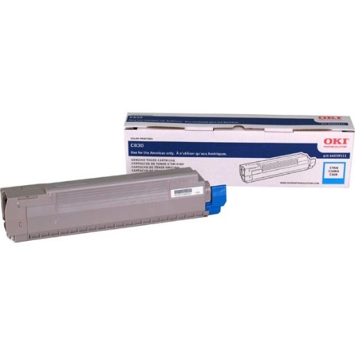 Picture of Okidata 44059111 OEM Cyan Toner