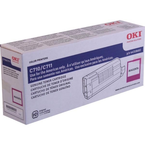 Picture of Okidata 44318602 OEM Magenata Toner