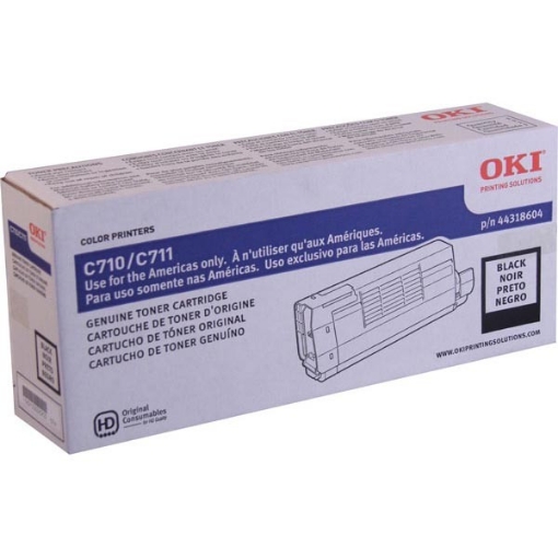 Picture of Okidata 44318604 OEM Black Toner