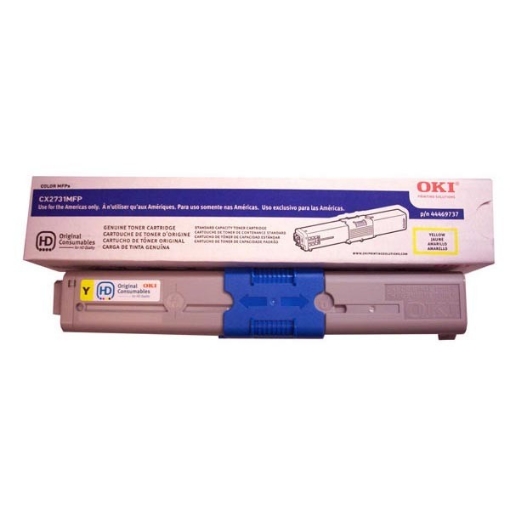 Picture of Okidata 44469737 OEM Yellow Toner