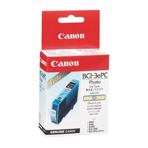 Picture of Canon 4483A003AA (BCI-3ePC) OEM Photo Cyan Inkjet Cartridge