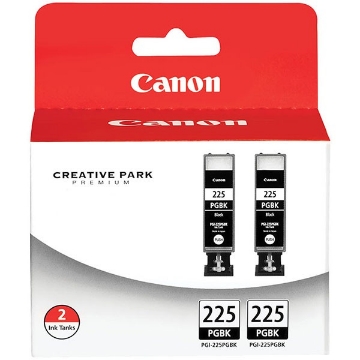 Show details for Canon 4530B007 (PGI-225) Photo Black Ink Tanks (2 pack) Picture of Canon 4530B007 (PGI-225) Photo Black Ink Tanks (2 pack)