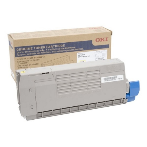 Picture of Okidata 45396221 OEM Yellow Toner