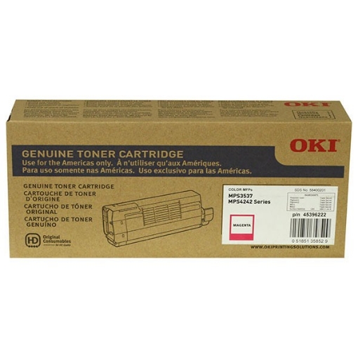 Picture of Okidata 45396222 OEM Magenta Toner