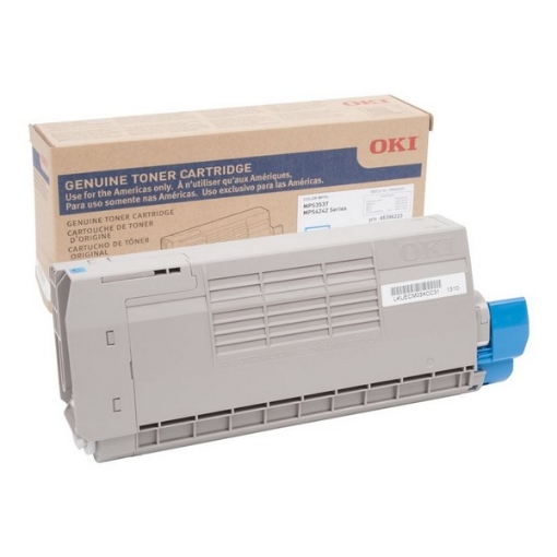 Picture of Okidata 45396223 OEM Cyan Toner