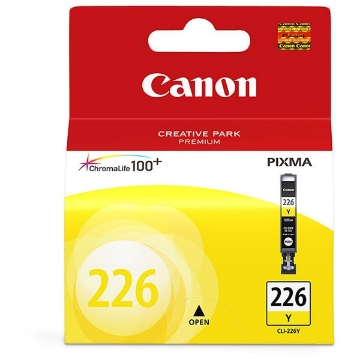 Show details for Canon 4549B001 (CLI-226Y) Yellow Ink Tank (510 Yield) Picture of Canon 4549B001 (CLI-226Y) Yellow Ink Tank (510 Yield)