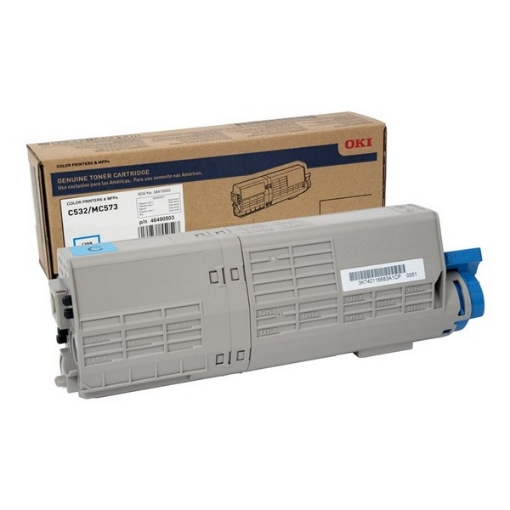 Picture of Okidata 46490503 OEM Cyan Toner Cartridge