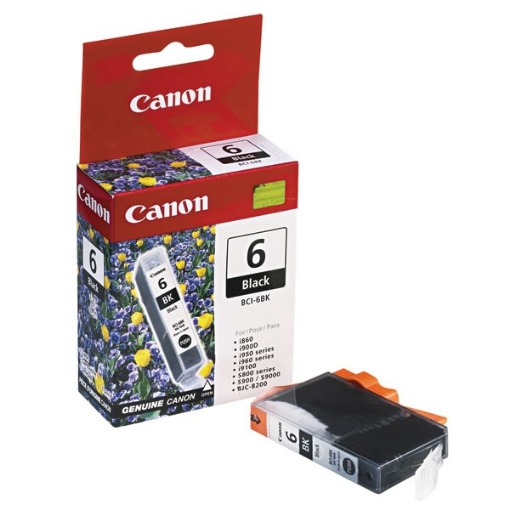 Picture of Canon 4705A003 (BCI-6BK) OEM Black Inkjet Cartridge