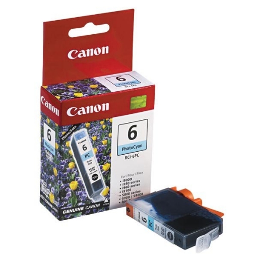 Picture of Canon 4709A003 (BCI-6PC) OEM PhotoCyan Inkjet Cartridge