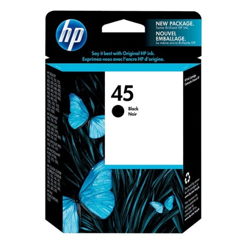 Picture of HP 51645A (HP 45) OEM Black Inkjet Cartridge